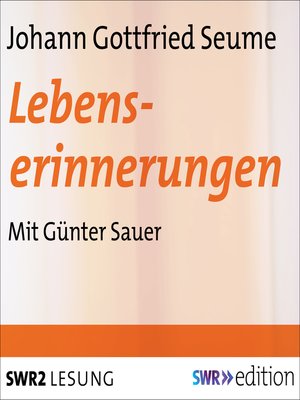 cover image of Lebenserinnerungen